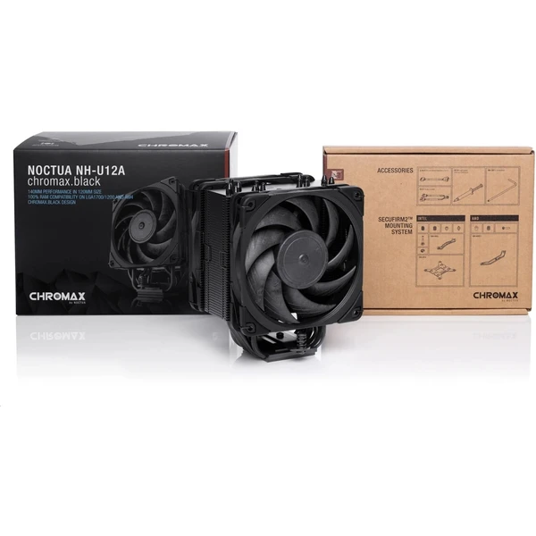 Noctua NH-U12A chromax.black - černá - Chladiče - Obrázek 1HE5000601