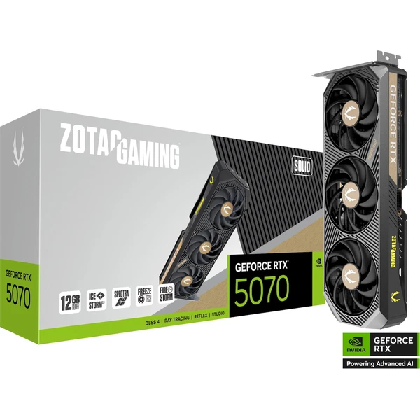 ZOTAC NVIDIA GeForce RTX 5070 SOLID - Grafické karty - Obrázek 1HLI000K01