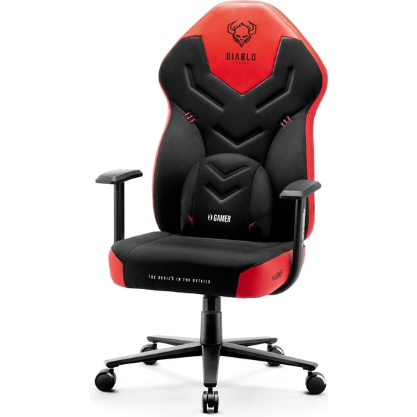 Diablo X-Gamer 2.0 Normal Size herní židle  černo-červená - Židle - Obrázek 1J2G000K01