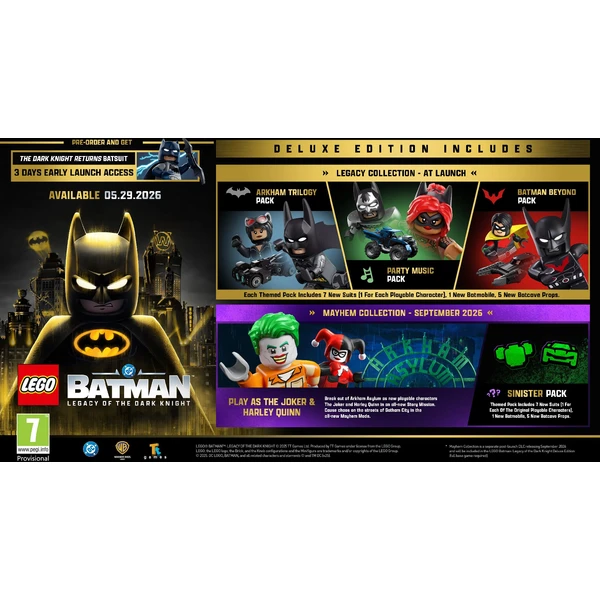 LEGO Batman: Legacy of the Dark Knight Deluxe Edition (Game Key Card) (Switch 2) - Hry pro Nintendo Switch 2 - Obrázek 1J9P000K01