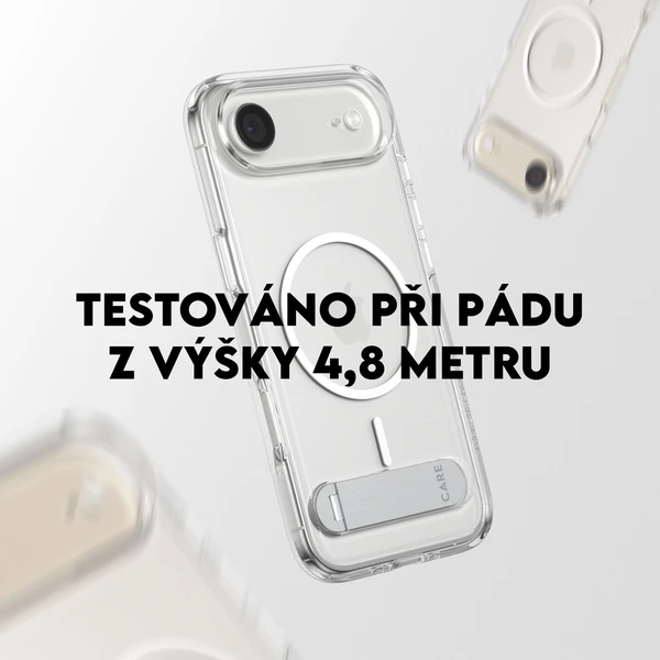 PanzerGlass® CARE Kickstand kryt s MagSafe Apple iPhone Air stříbrný/bílý - Pouzdra - Obrázek 1JDH000K01