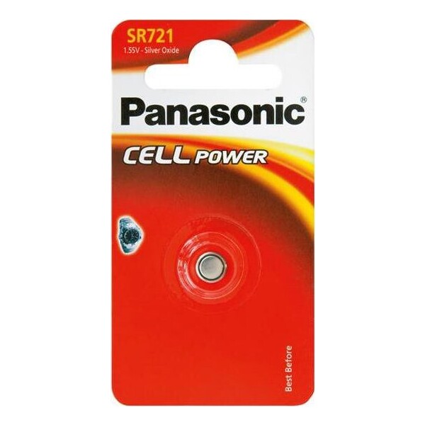 Panasonic SR721 stříbrooxidová baterie do hodinek (1ks)