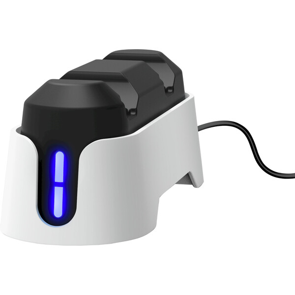 Trust GXT228 nabíjecí stanice pro DualSense PS5 ovladače Bílá