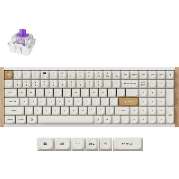 Keychron K4 HE K4H-Q1 Bílá