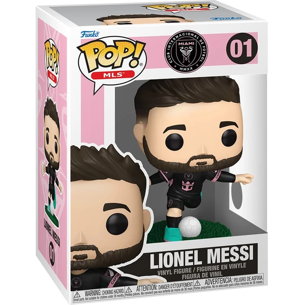 Funko POP! #01 MLS: Inter Miami - Lionel Messi (away) - Funko POP! - Obrázek 1P2F000K01