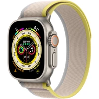 Apple Watch 49/45/44mm žlutý/béžový trailový tah - M/L - Řemínky