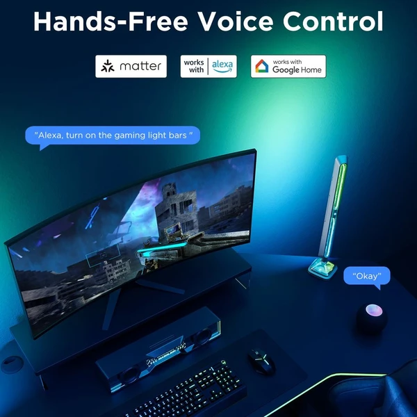 Govee Smart RGBIC Gaming Pro světelné panely Matter - Chytrá osvětlení - Obrázek 1PKK000K01