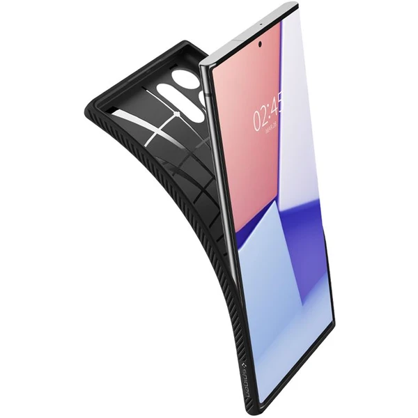 Spigen Liquid Air kryt Samsung Galaxy S22 Ultra černý - Pouzdra - Obrázek 1QGY600301