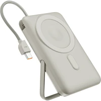 Epico UltraPack 4v1 10000mAh Watch Mag+ bezdrátová powerbanka šedá - Powerbanky