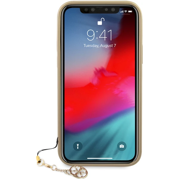 Guess 4G Charms kryt iPhone 12/12 Pro 6.1" šedý - Pouzdra - Obrázek 1QRN500301
