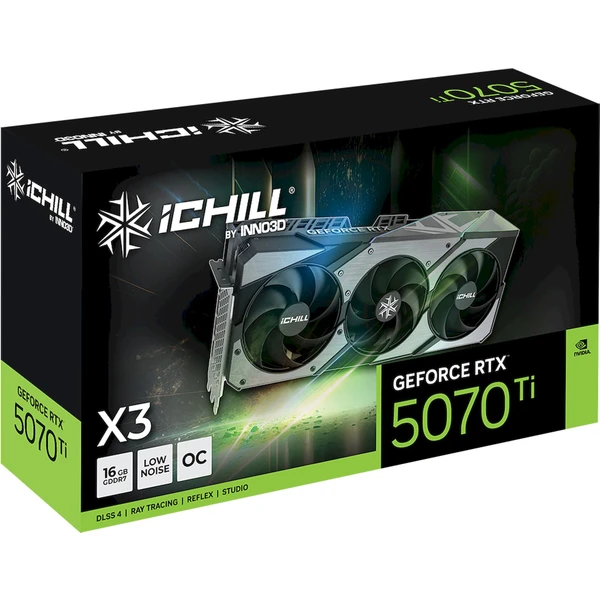 INNO3D NVIDIA GeForce RTX 5070 Ti iChill X3 16GB GDDR7 - Grafické karty - Obrázek 1QWH000K01
