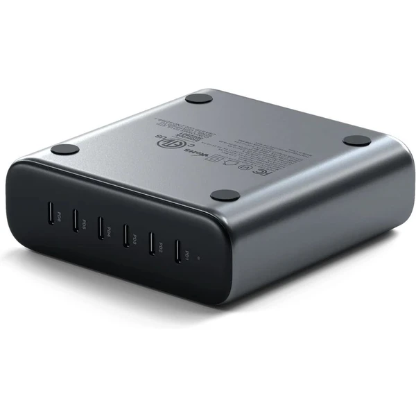 Satechi 200W 6x USB-C nabíjecí adaptér šedý - Nabíječky - Obrázek 1RW4000601