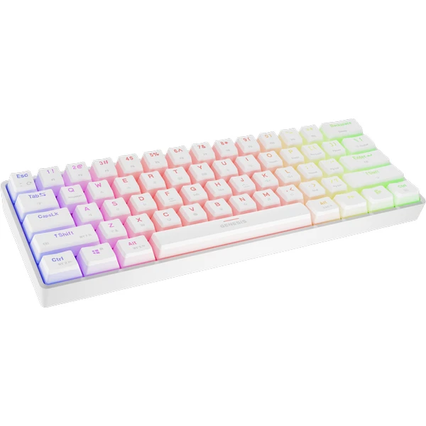 GENESIS THOR 660 G2 bezdrátová herní klávesnice bílá (Gateron Brown) - Klávesnice - Obrázek 1S9E000K01