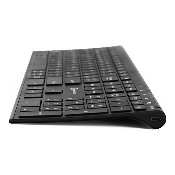 Powerton UltraSlim bezdrátová klávesnice CZ/SK černá - Klávesnice - Obrázek 1STXF00101