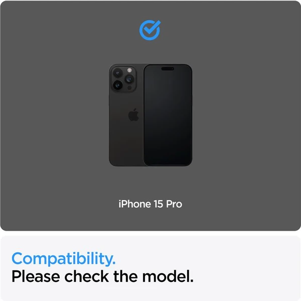 Spigen Glass tR AlignMaster 2 Pack tvrzené sklo iPhone 15 Pro černé - Ochranné folie a skla - Obrázek 1SV8000601