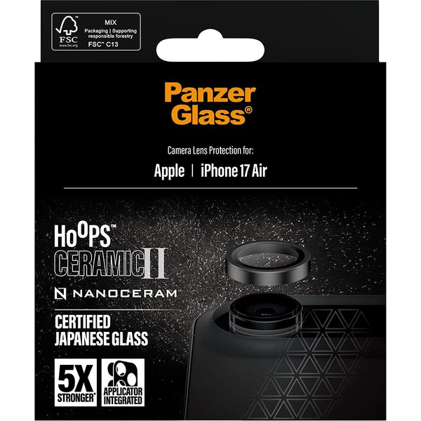 PanzerGlass® Hoops Ceramic II skla Apple iPhone Air - Ochranné folie a skla - Obrázek 1UEH000K01