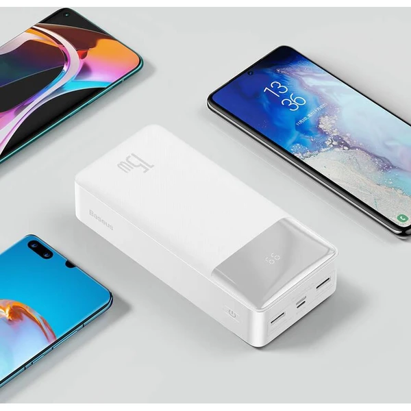Baseus Bipow powerbanka 30000mAh bílá - Powerbanky - Obrázek 1UTL000K01