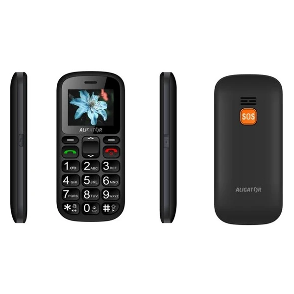 ALIGATOR A321 Senior šedo-černý + stolní nabíječka (Další) - Mobilní telefony - Obrázek 1VCJ000101