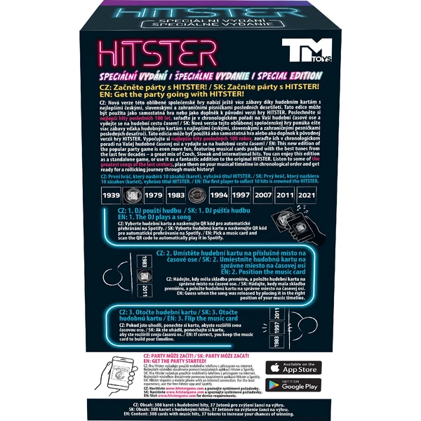 Hudební hra HITSTER CZ/SK Jumbo edice - Deskové hry - Obrázek 1WPK000K01