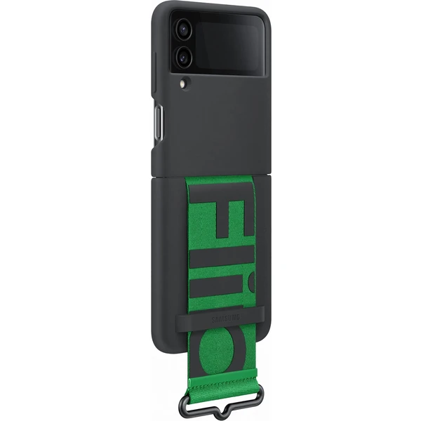 Samsung Silicone Cover Strap Flip4 Black - Pouzdra - Obrázek 1XAVF00101