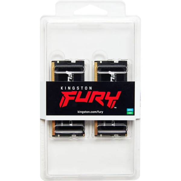 Kingston FURY Impact Black DDR5 64GB 4800MT/s CL38 SO-DIMM (2x32GB) XMP - Operační paměti - Obrázek 1XAY600301
