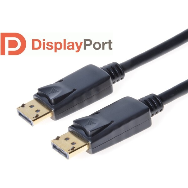PremiumCord DisplayPort 1.2/DisplayPort 1.2 kabel 4K 1,5m černý
