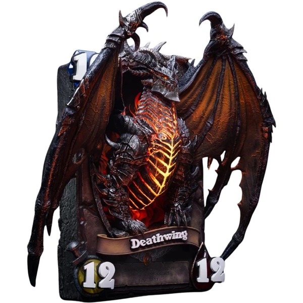 Soška HEX Collectibles Blizzard: Hearthstone - Deathwing 3D Art Frame - Sochy a sošky - Obrázek 1XWF000K01