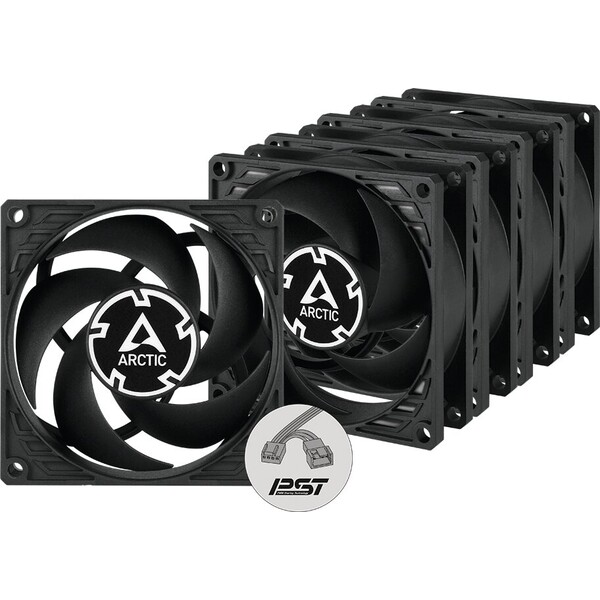 ARCTIC P8 PWM PST Value Pack ACFAN00154A Černá