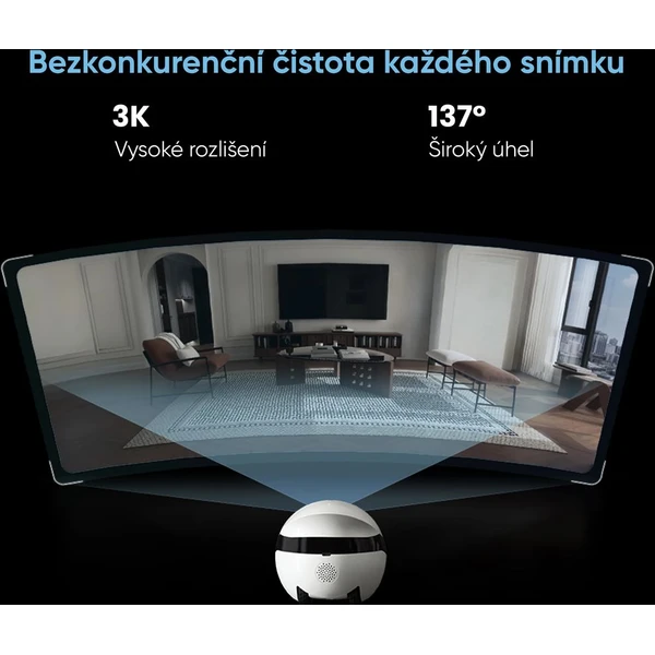 Enabot EBO Air 2 Plus bílá - IP kamery - Obrázek 1Z8L000K01