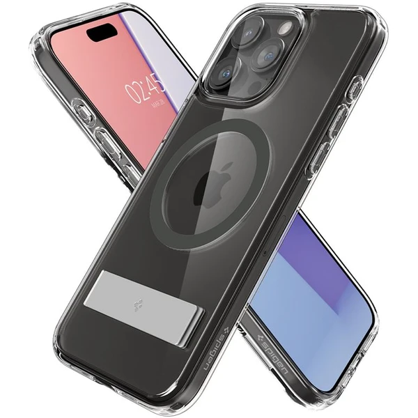 Spigen Ultra Hybrid S MagFit kryt iPhone 15 Pro grafitový - Pouzdra - Obrázek 1ZT8000601