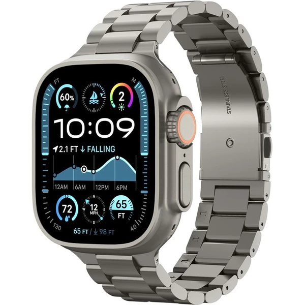 Spigen Modern Fit Titanium řemínek Apple Watch 49/46/45/44mm přírodní titan - Řemínky - Obrázek 1a325a81804b43ec951e851c6438e6fe