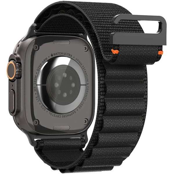 Spigen Fabric Band (hook) řemínek Apple Watch 49/46/45/44mm černý - Řemínky - Obrázek 1a40060cb2e24b629bf64eccbf2cf085
