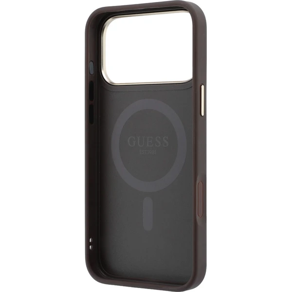 Guess PU 4G Ring Stand MagSafe kryt iPhone 18 Pro hnědý - Pouzdra - Obrázek 1a5984f9f96a4be781a74fc3c227badf
