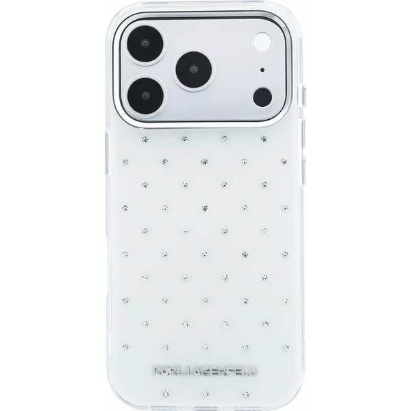 Karl Lagerfeld IML Rhinestones Allover Magsafe kryt iPhone 18 Pro bílý - Pouzdra - Obrázek 1a5f20e9eda54e0bb66c75f9f16432f0