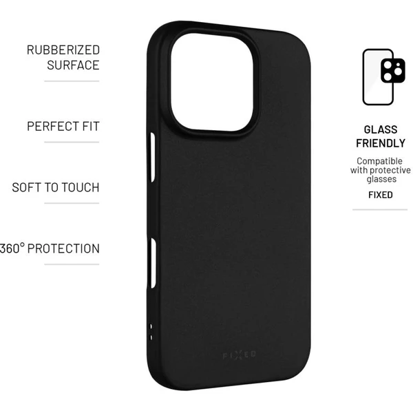 FIXED Story silikonový kryt Apple iPhone 16 Pro černý - Pouzdra - Obrázek 1a6cad331e144f8f8fa4ce965d03a3ef