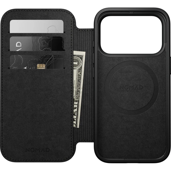 Nomad Modern Leather Folio MagSafe kožené pouzdro iPhone 18 Pro Black - Pouzdra - Obrázek 1a7a2e4f581c4abc9b5079b9e96cff38