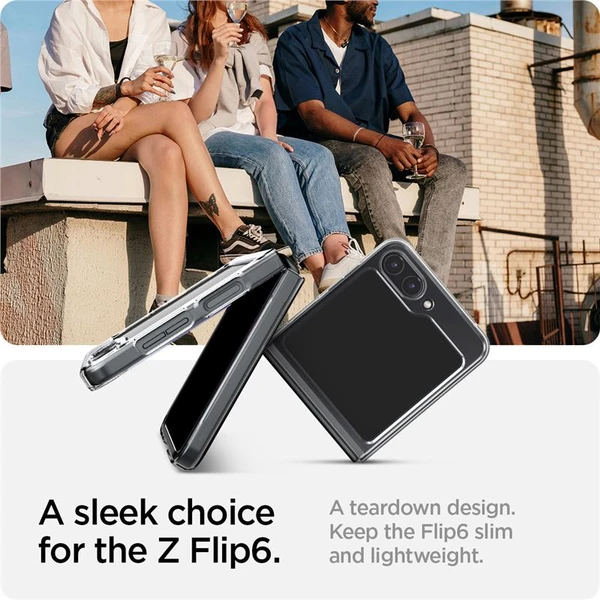 Spigen Air Skin kryt Samsung Galaxy Z Flip6/Z Flip7 FE čirý - Pouzdra - Obrázek 1a99b364819c43299873d301caa3f32c