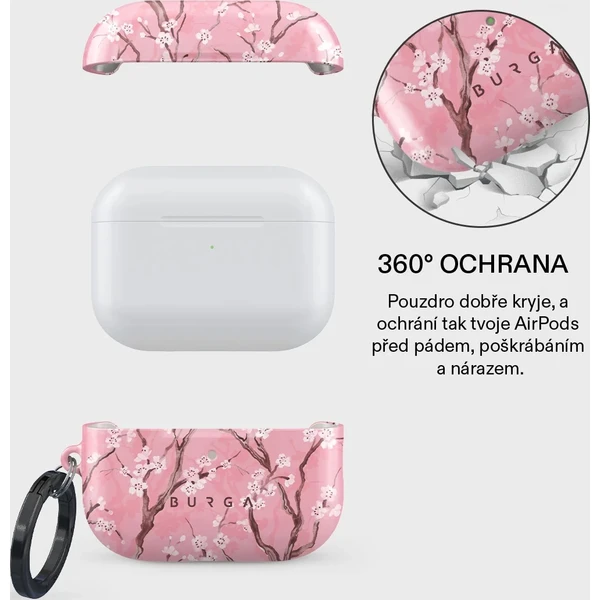 Burga pouzdro pro Airpods Pro 3 Sakura - Pouzdra - Obrázek 1aaf31b740fa481a84d23fd823be326e