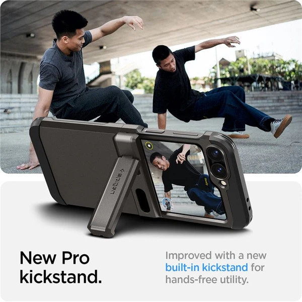 Spigen Tough Armor Pro kryt Samsung Galaxy Z Flip6 gunmetal - Pouzdra - Obrázek 1ab6a09225834357925bd26e49502efd