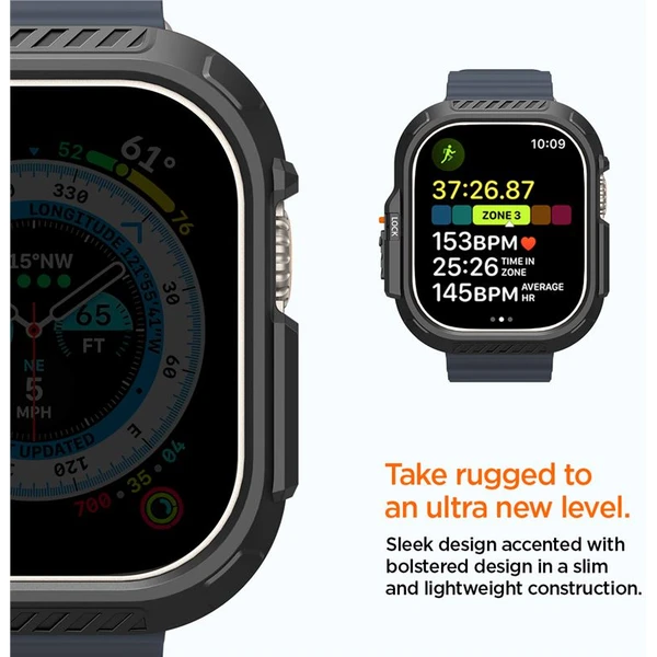 Spigen Lock Fit kryt Apple Watch Ultra 3/2/1 (49mm) černý - Pouzdra - Obrázek 1acb8413bab144fc9aebb96ed00dcf84
