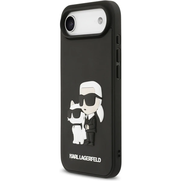 Karl Lagerfeld 3D Rubber Karl and Choupette kryt iPhone Air černý - Pouzdra - Obrázek 1ae04577c8264172815456d2c22a0411