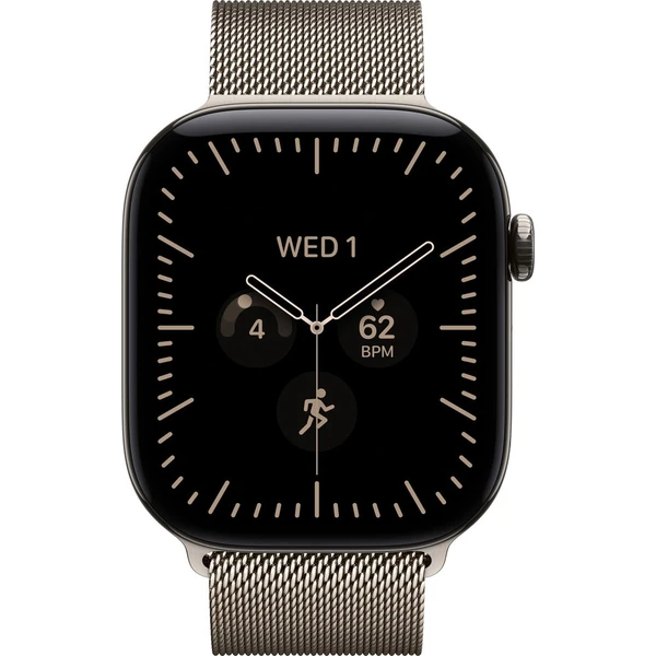 Apple Watch Series 12 Cellular (46mm) Přírodní titan s přírodním milánským tahem S/M - Chytré hodinky - Obrázek 1aec65614a73434e95cab85fc65e13b6