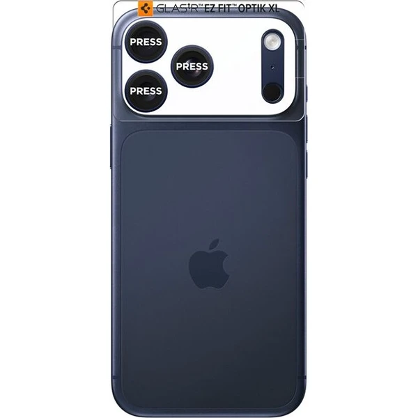 Spigen Glass tR EZ Fit Optik Pro XL sklo na fotoaparát iPhone 17 Pro Max tmavě modré - Ochranné folie a skla - Obrázek 1afbd7cb21d34547a4500165feeee713
