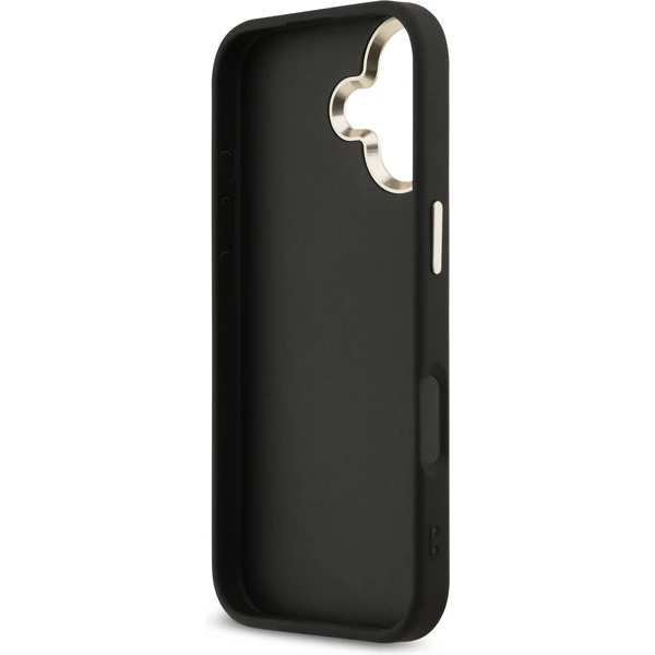 Guess PU Leather 4G Metal Logo Gold Frame MagSafe kryt iPhone 17 černý - Pouzdra - Obrázek 1b0723a895ee4bca9c8ad60d33176332