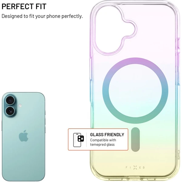 FIXED MagRainbow kryt s MagSafe Apple iPhone 16 duhový - Pouzdra - Obrázek 1b2df969101c421d8dcbb160120a5fa6