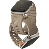 UNIQ Fluo Magnetický řemínek pro Apple Watch (49-40mm) Soft Sand - Řemínky