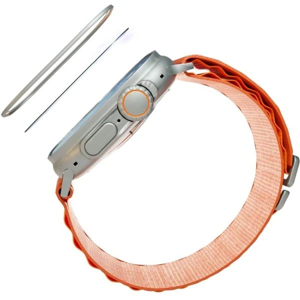 FIXED safírové sklo pro Apple Watch Ultra s ocelovým rámečkem - Ochranné folie a skla - Obrázek 1b60325da1bf413e91b8aee922b83a6e
