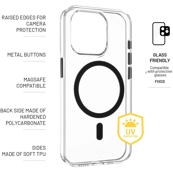 FIXED MagPurity kryt s Magsafe pro Apple iPhone 16 Pro čirý - Pouzdra - Obrázek 1b61baef988f4d7dbcd46bb1feaa1ba7