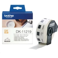 Brother DK11219 samolepicí štítky bílé 12 mm x 24 mm - Pásky pro štítkovače