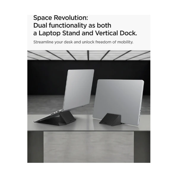 Spigen Slim Fold Laptop Stand & Vertical Dock stojánek černý - Stojánky - Obrázek 1b857a0ac9df401f9ba2eeb0badf2474